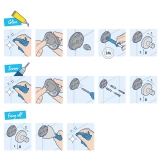 Йоржик для унітаза настінний Grohe QuickFix Start Cube 409772430 Фото - 3