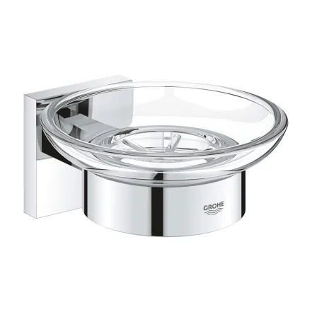 Мыльница с держателем Grohe QuickFix Start Cube 41096000