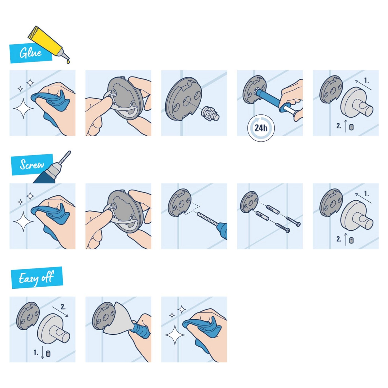 Тримач туалетного паперу Grohe QuickFix Start Cube 411022430 Фото - 3