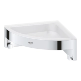 Полиця для душу Grohe QuickFix Start Cube кутова з гачками 41106000 Фото - 2