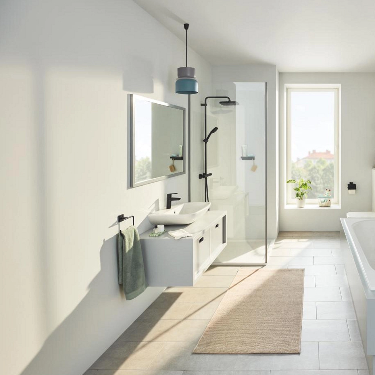 Набір аксесуарів для ванної кімнати Grohe QuickFix Start Cube 4 в 1 411152430 Фото - 6