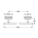 Тримач для рушників Grohe QuickFix Start Cosmopolitan 41166000 Фото - 1
