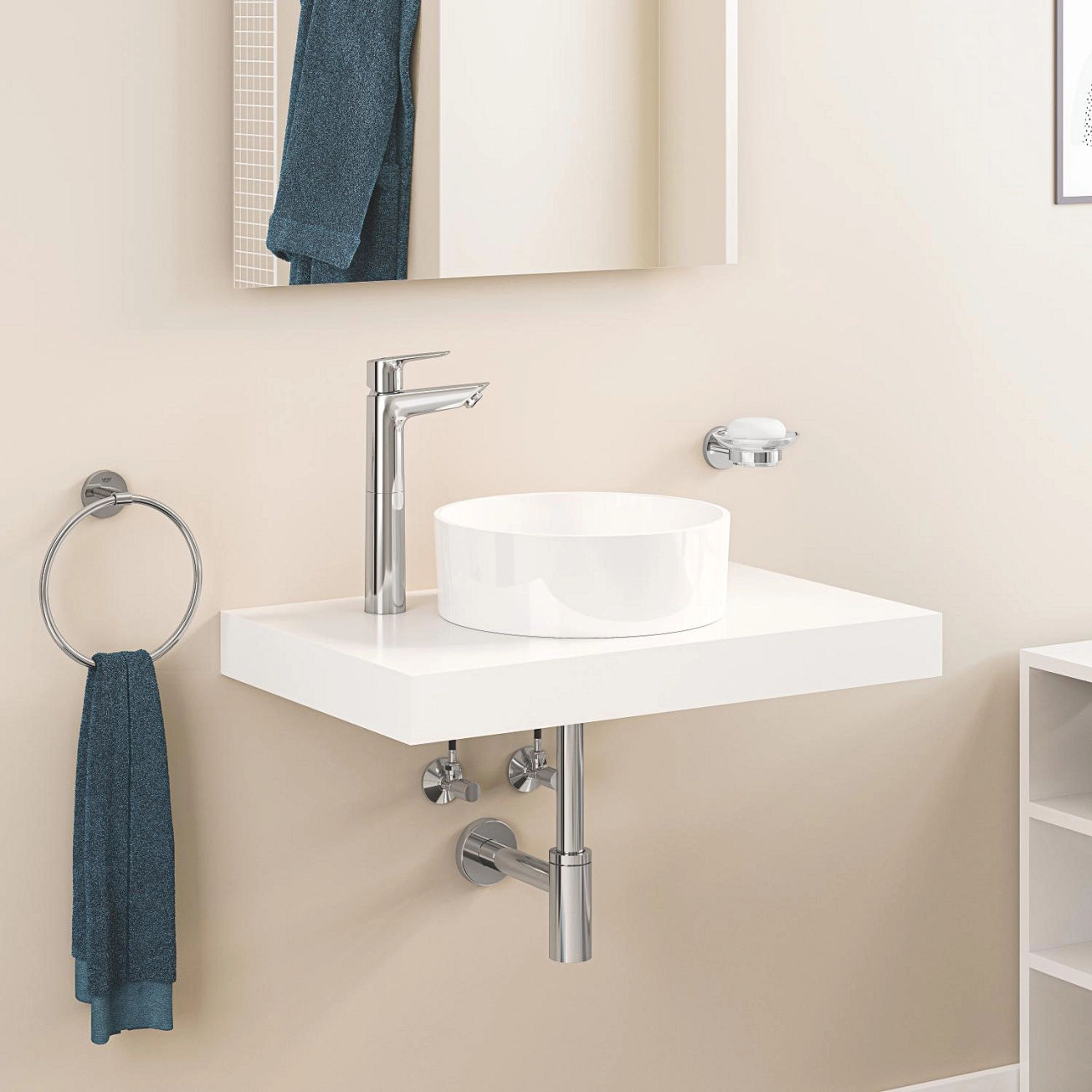 Полотенцедержатель для полотенец Grohe QuickFix Start Cosmopolitan 41167000 Фото - 4