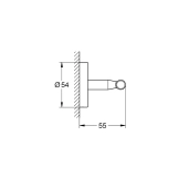 Гачок для ванної кімнати Grohe QuickFix Start Cosmopolitan 41168000 Фото - 1