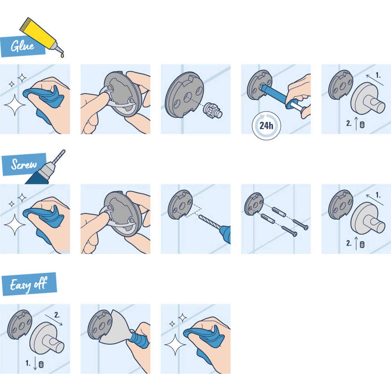 Крючок для ванной комнаты Grohe QuickFix Start 41173000 Фото - 3