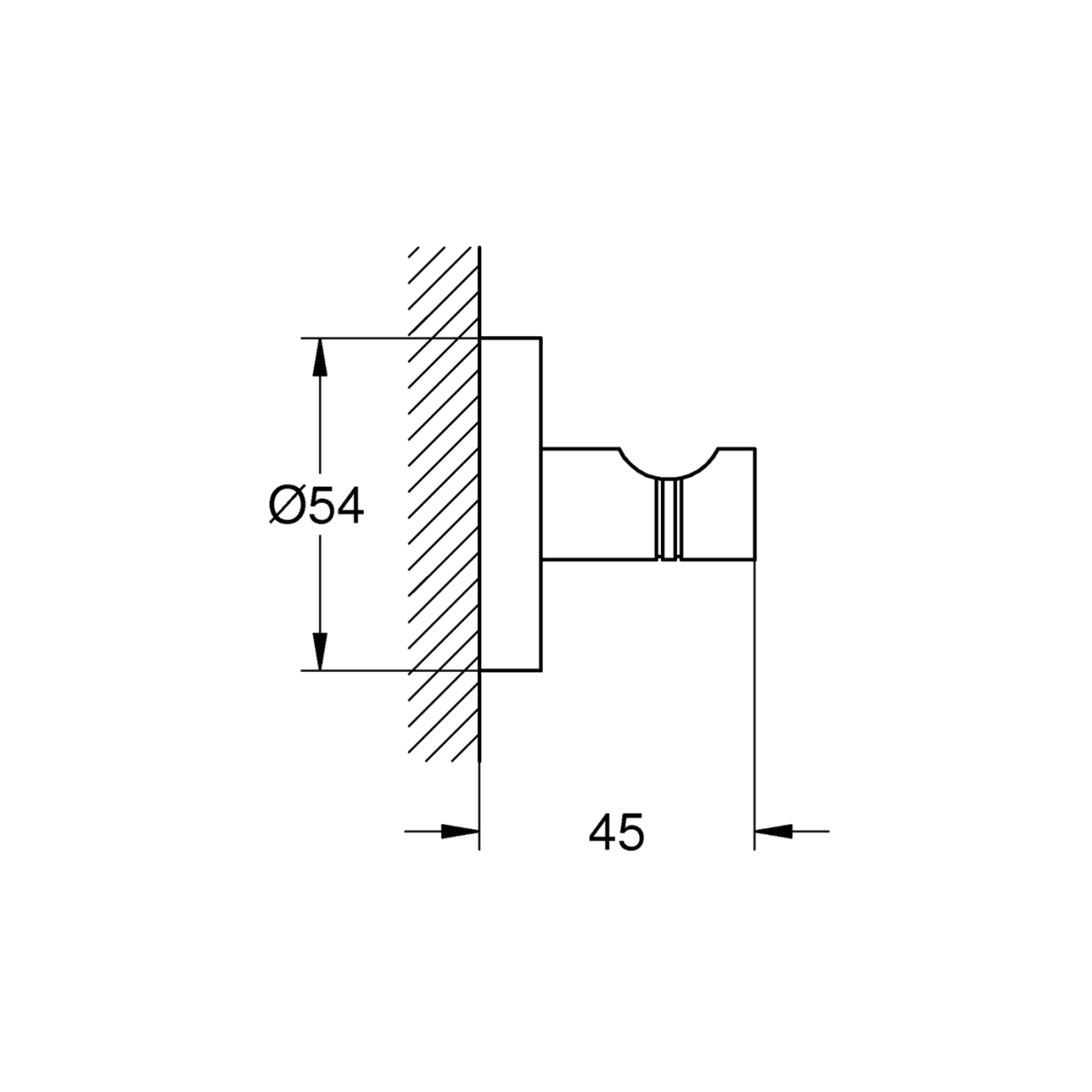 Крючок для ванной комнаты Grohe QuickFix Start 411732430 Фото - 1