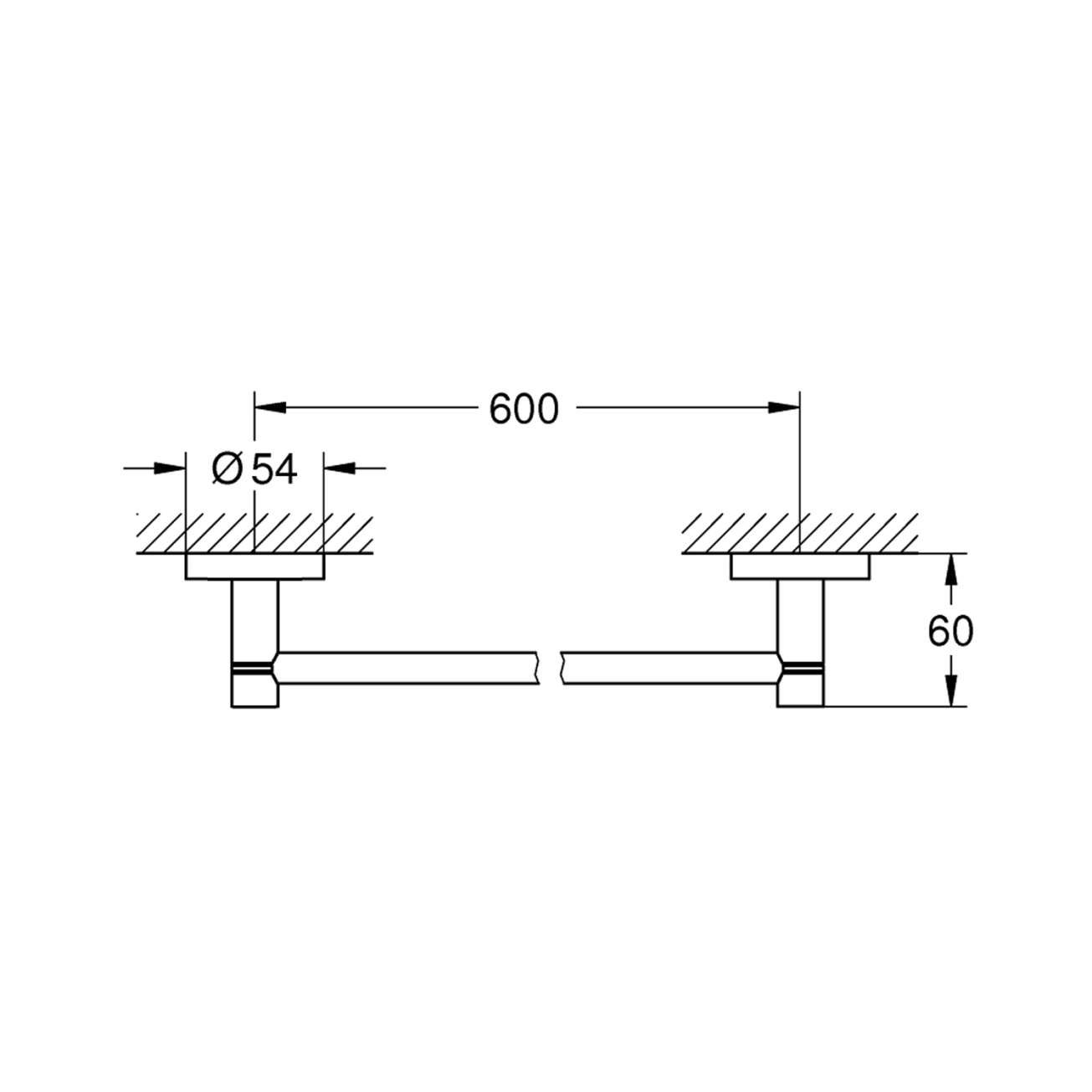 Тримач для рушників Grohe QuickFix Start 41178000 Фото - 1