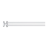 Полотенцедержатель для полотенец Grohe QuickFix Start 41183000 Фото - 2