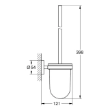 Йоржик для унітаза настінний Grohe QuickFix Start 41185000 Фото - 1