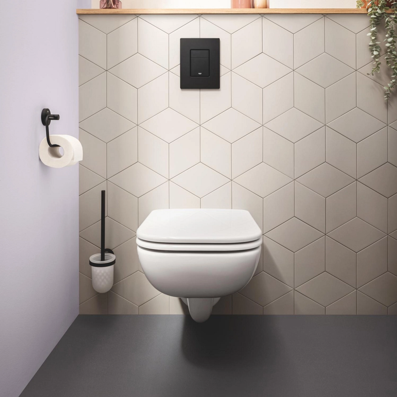 Ершик для унитаза настенный Grohe QuickFix Start 411852430 Фото - 4