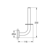 Тримач для запасного рулону паперу Grohe QuickFix Start 411862430 Фото - 1