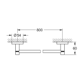 Тримач для рушників Grohe QuickFix Start 41187000 Фото - 1
