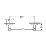 Тримач для рушників Grohe QuickFix Start 411872430 Фото - 1