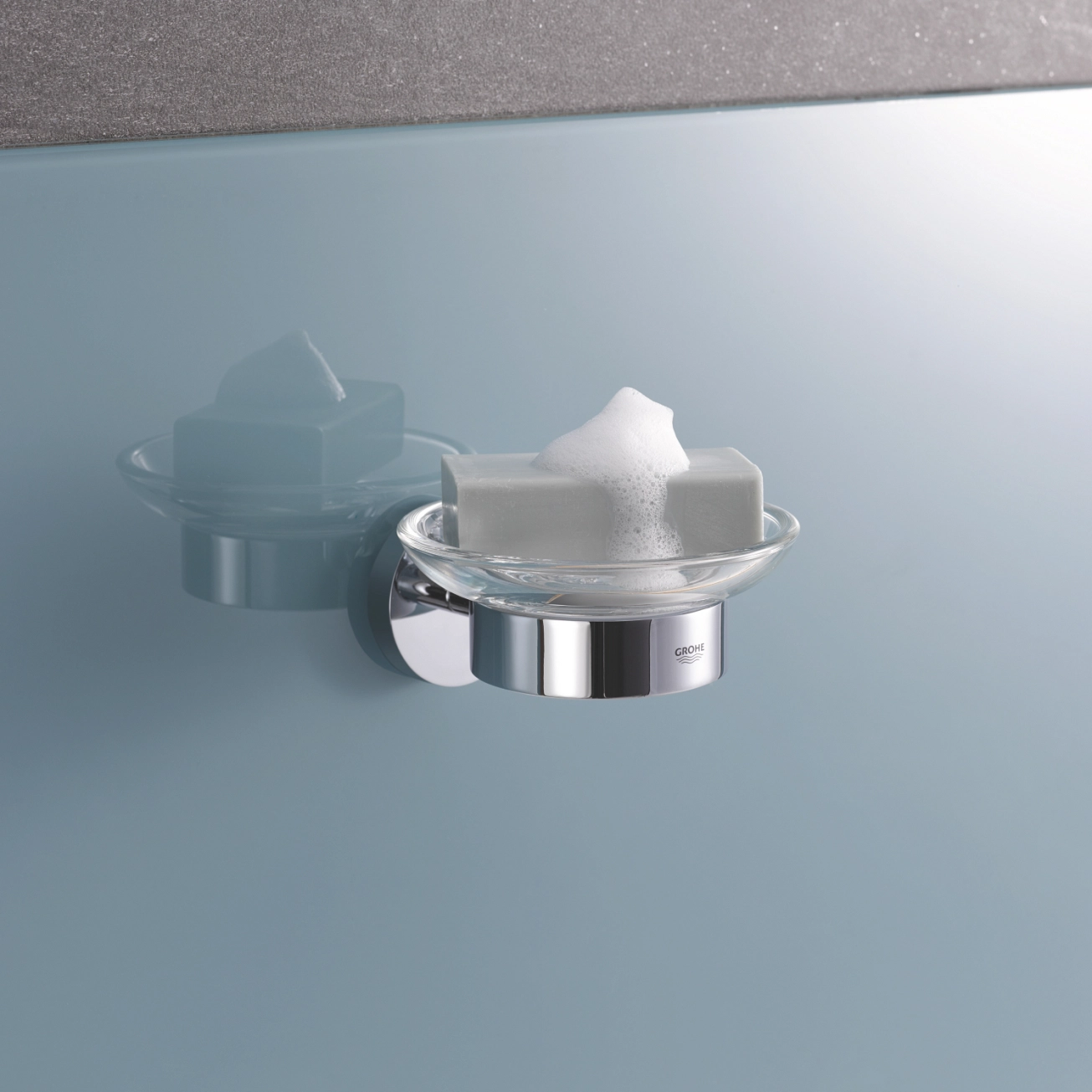 Мыльница с держателем Grohe QuickFix Start Cube 41193000 Фото - 4