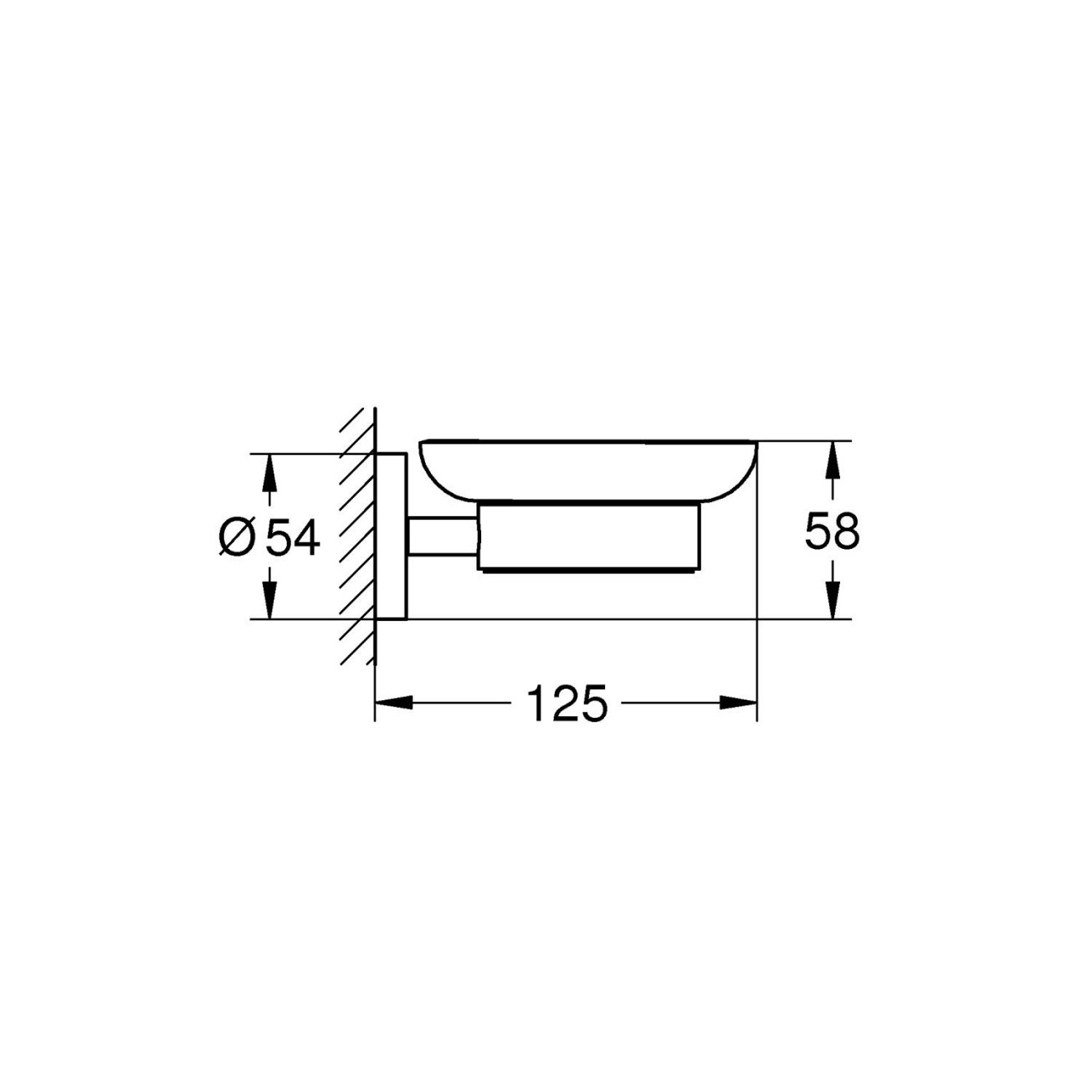 Мильниця з тримачем Grohe QuickFix Start 411932430 Фото - 1