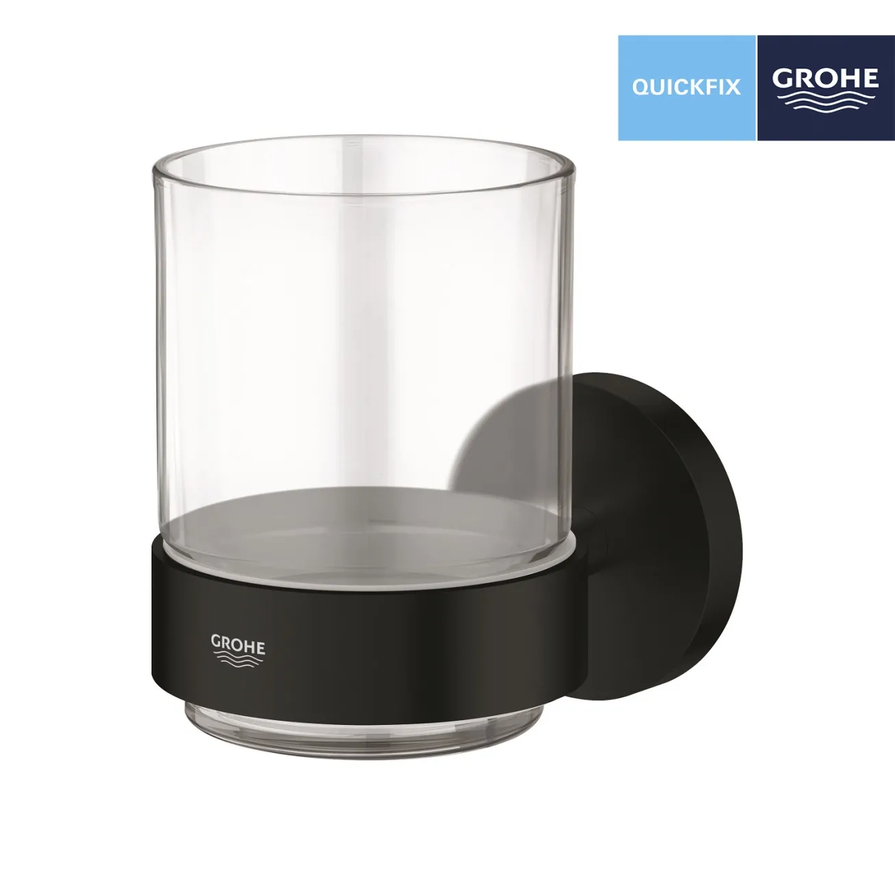 Стакан с держателем для ванной комнаты Grohe QuickFix Start 411942430 Фото - 2