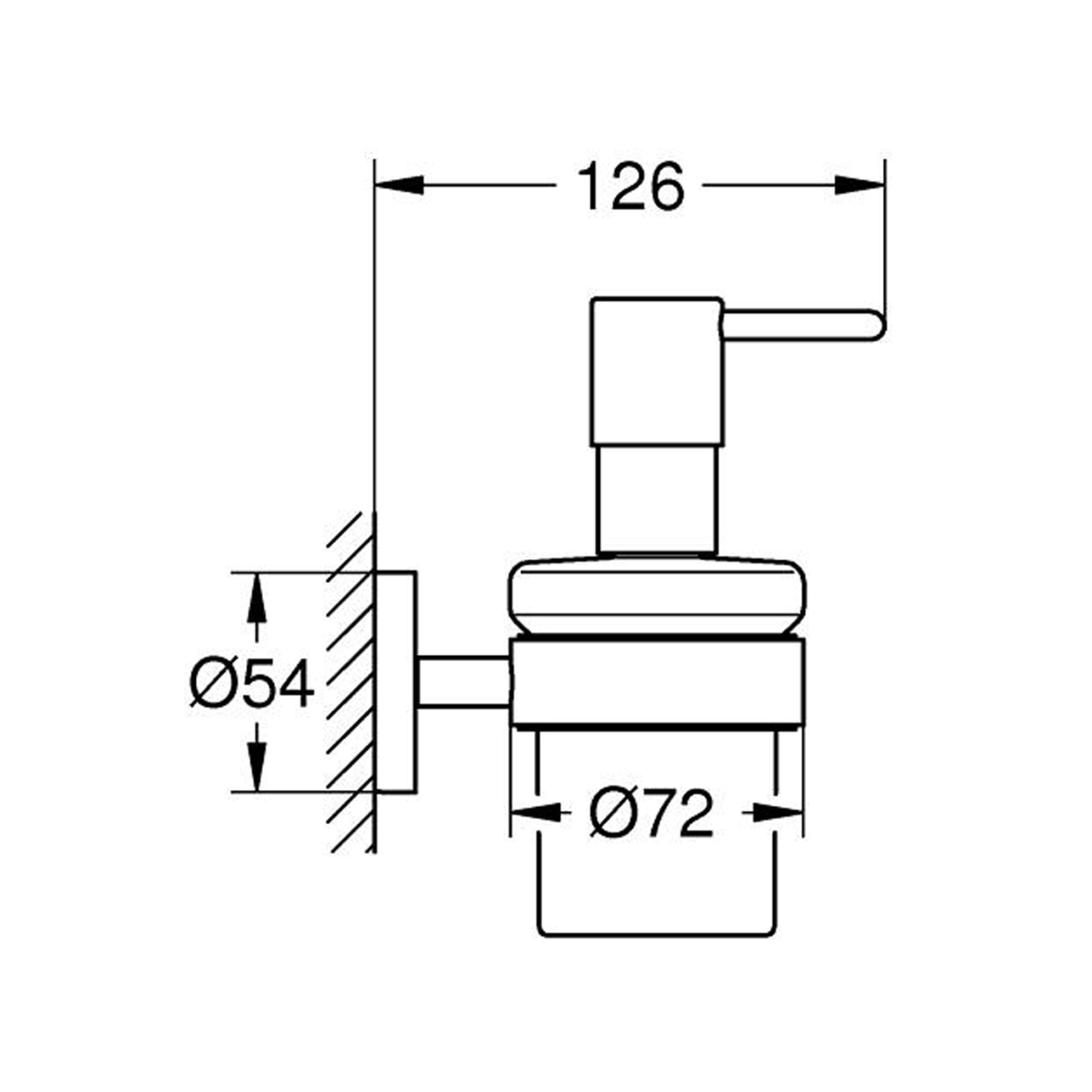 Дозатор для рідкого мила Grohe QuickFix Start 41195000 Фото - 1