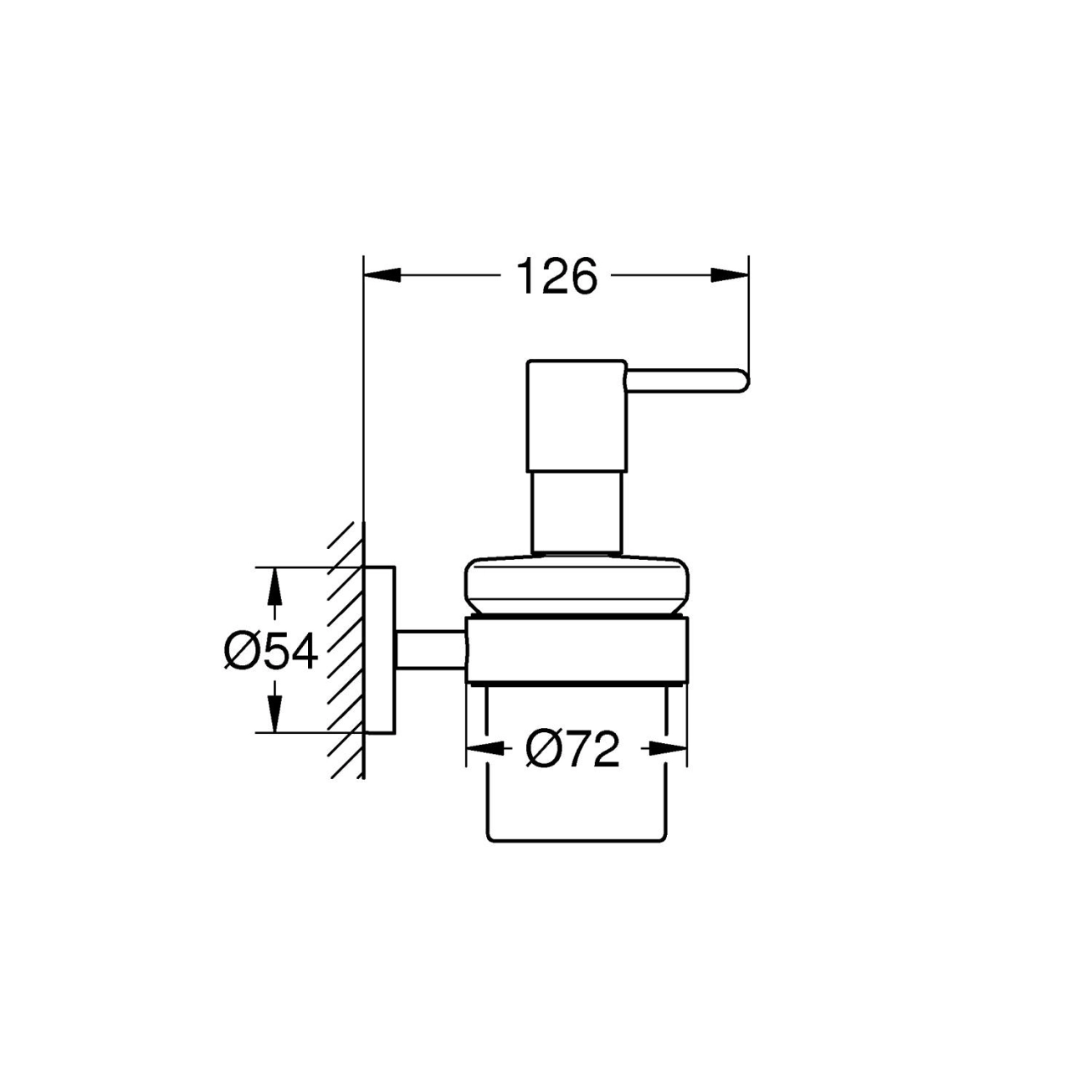 Дозатор для жидкого мыла Grohe QuickFix Start 411952430 Фото - 1