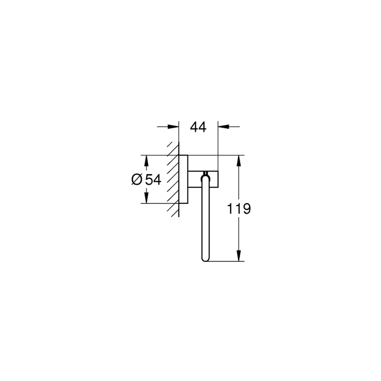 Тримач для туалетного паперу Grohe QuickFix Start 41200000 Фото - 1
