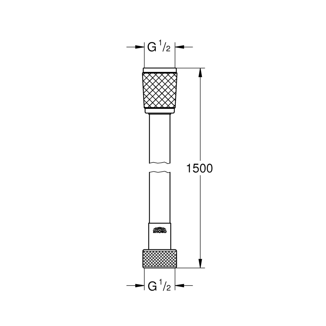 Шланг для душа Grohe Relexaflex 1500 мм TwistFree 45973001 Фото - 1