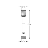 Шланг для душу Grohe Relexaflex 1750 мм 45992001 Фото - 1