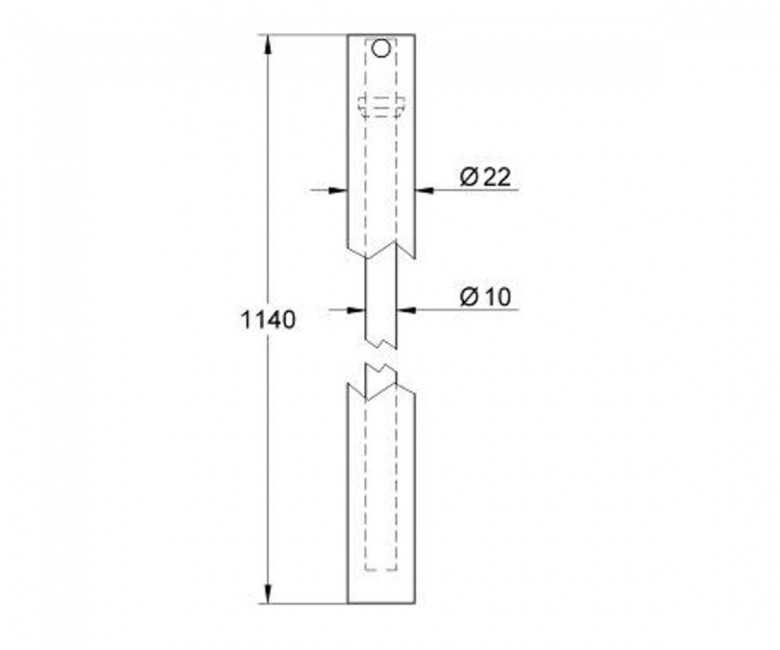 Штанга для душа Grohe Euphoria,114см (48053000) Фото - 1