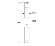 Штанга для душа Grohe Euphoria,114см (48053000) Фото - 1