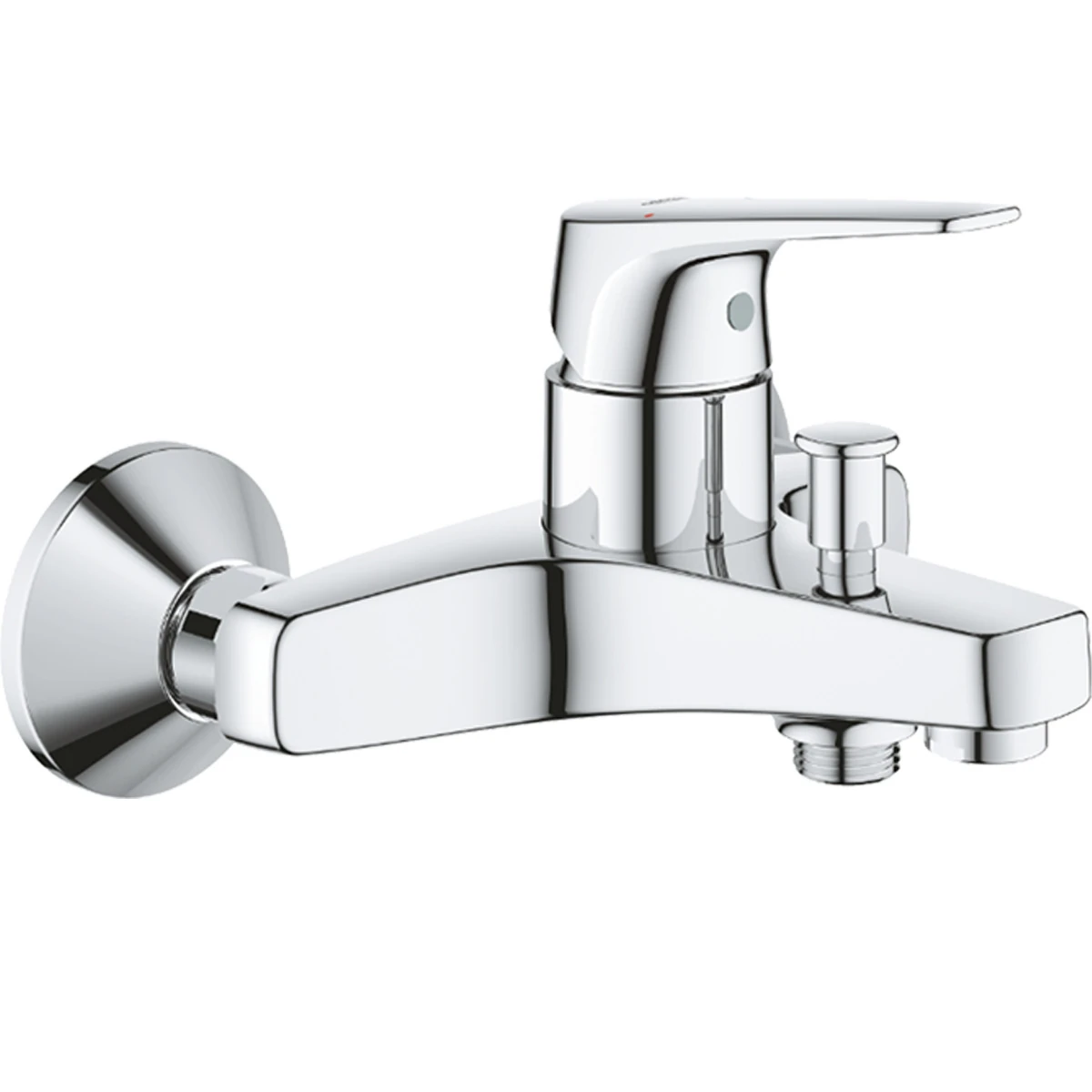 Комплект змішувачів для ванни 3 в 1 Grohe Bau Flow хром (UA121624S1) Фото - 1