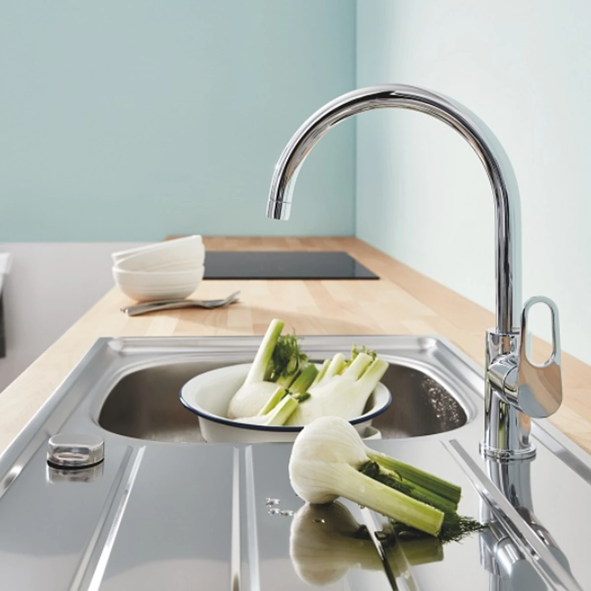 Комплект змішувачів 4 в 1 Grohe Bau Flow хром (UA121640K1) Фото - 5