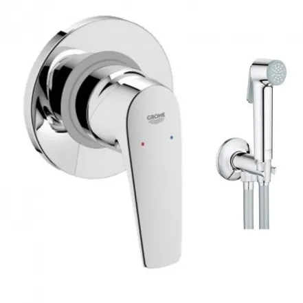 Гігієнічний душ Grohe Bau Flow зі змішувачем UA12164600