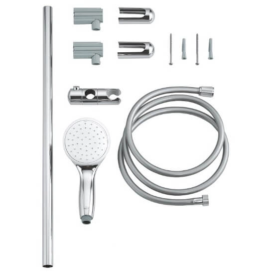 Набір змішувачів для душу Grohe BauLoop, хром (UA123220S0) Фото - 7