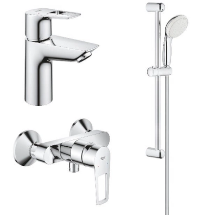 Набір змішувачів для душу Grohe BauLoop, хром (UA123220S0)