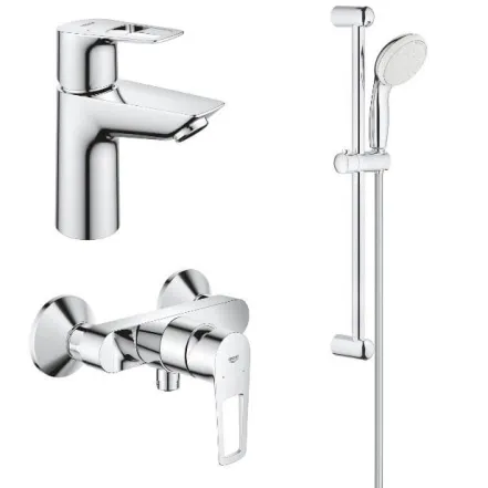 Набір змішувачів для душу Grohe BauLoop, хром (UA123220S0)