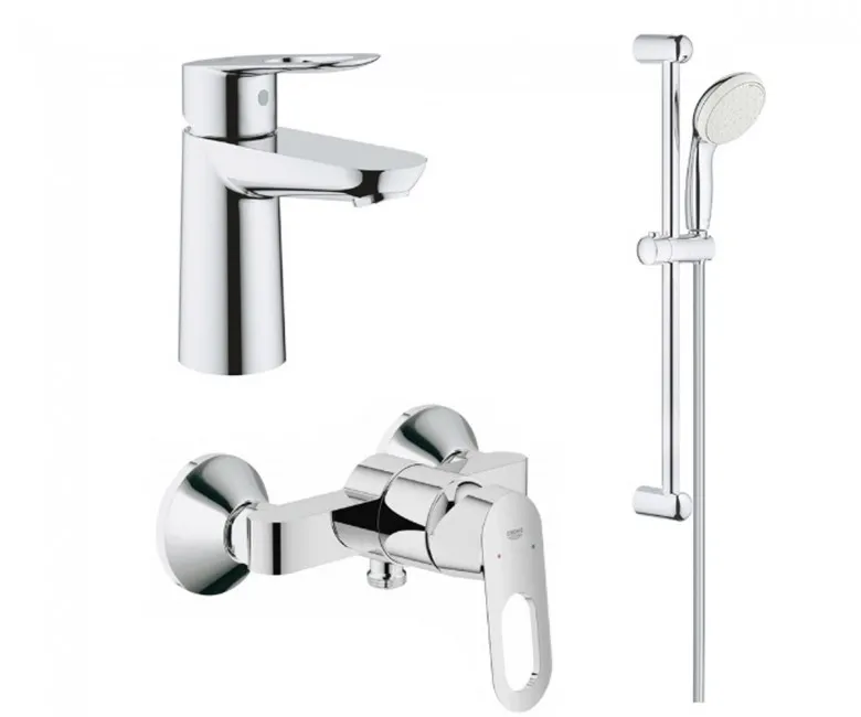 Комплект смесителей для ванной комнаты Grohe BauLoop New, хром (UA123220S1)