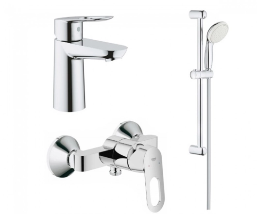 Комплект змішувачів для ванної кімнати Grohe BauLoop New, хром (UA123220S1)