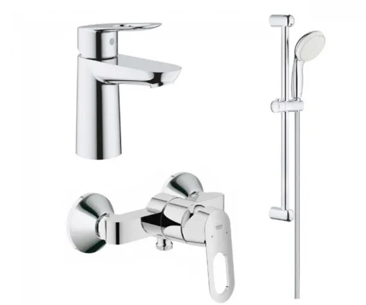 Комплект смесителей для ванной комнаты Grohe BauLoop New, хром (UA123220S1)