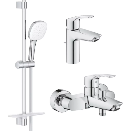 Набор смесителей для ванны Grohe EUROSMART (33265003+33300003+26907003)