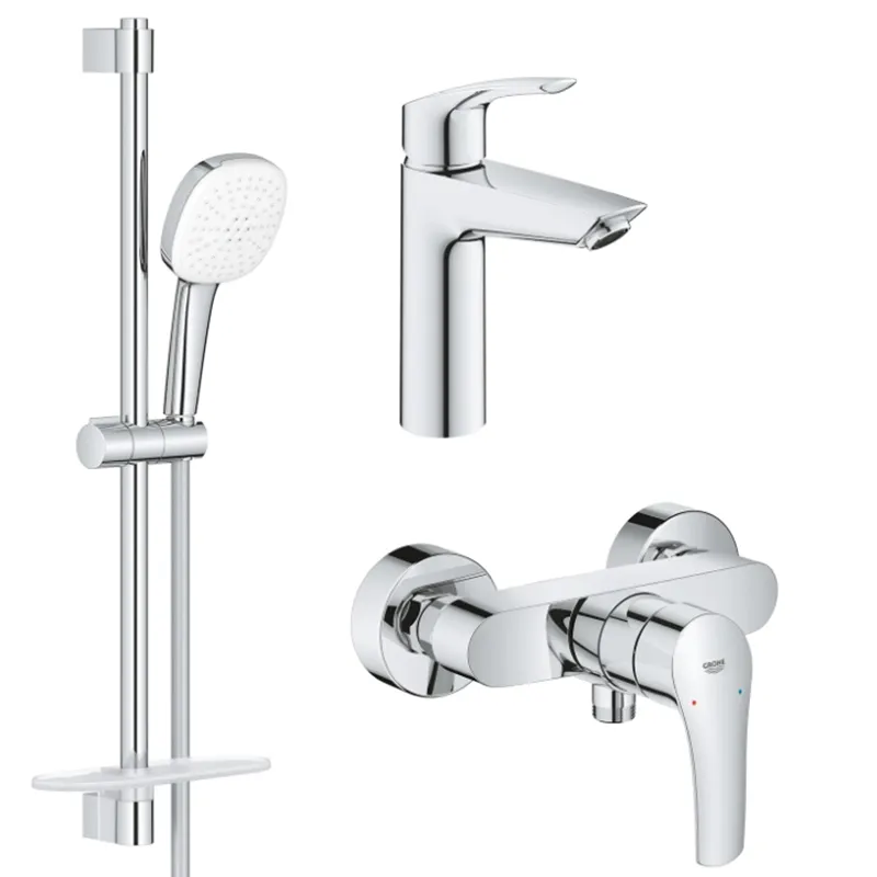 Комплект змішувачів для душу Grohe Eurosmart 3в1, хром (UA123244M1)