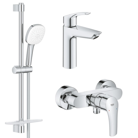 Комплект смесителей для душа Grohe Eurosmart 3в1, хром (UA123244M1)