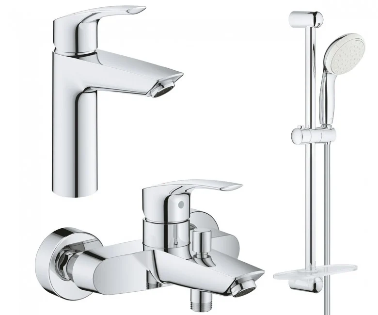 Набір змішувачів для ванни Grohe EUROSMART NEW(23324003+33300003+27926001)