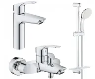 Набір змішувачів для ванни Grohe EUROSMART NEW(23324003+33300003+27926001)