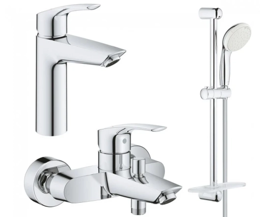 Набір змішувачів для ванни Grohe EUROSMART NEW(23324003+33300003+27926001)