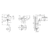 Набір змішувачів для ванної Grohe Eurosmart New 3 в 1, хром (UA123246R1) Фото - 3