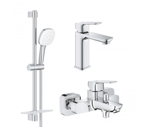 Набір змішувачів Grohe Cubeo 1017550000+1018130000+27929003, хром (UA125246M)