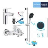 Набор смесителей 3 в 1 для ванной комнаты Grohe QuickFix Start M-Size UA202301ME Фото - 9