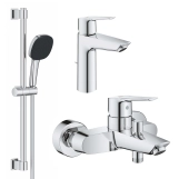 Комплект смесителей для ванной комнаты Grohe QuickFix Start UA202301MQ