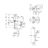 Комплект смесителей для ванной комнаты Grohe QuickFix Start UA202301MQ Фото - 1