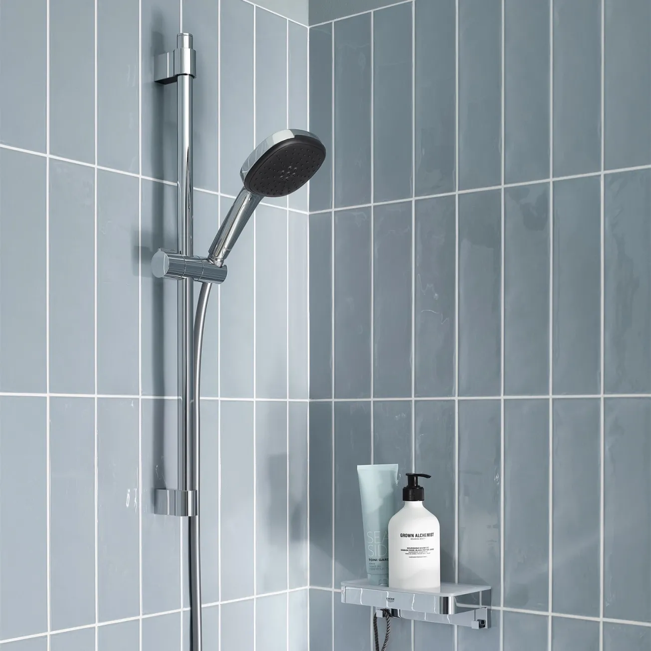 Комплект смесителей для ванной комнаты с термостатом Grohe QuickFix UA202304TS Фото - 10