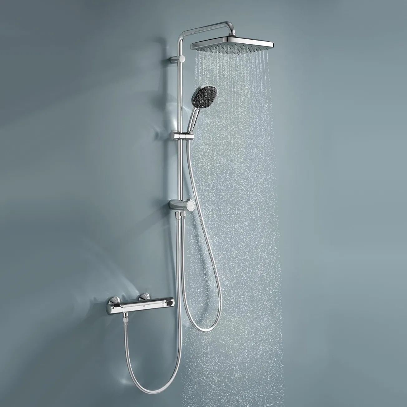Набір змішувачів 3 в 1 для ванної кімнати Grohe QuickFix Start M-Size UA202305RM Фото - 19