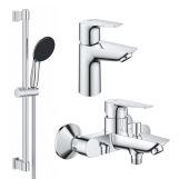 Набор смесителей 3 в 1 для ванной комнаты Grohe QuickFix StartEdge S-Size UA202501SE